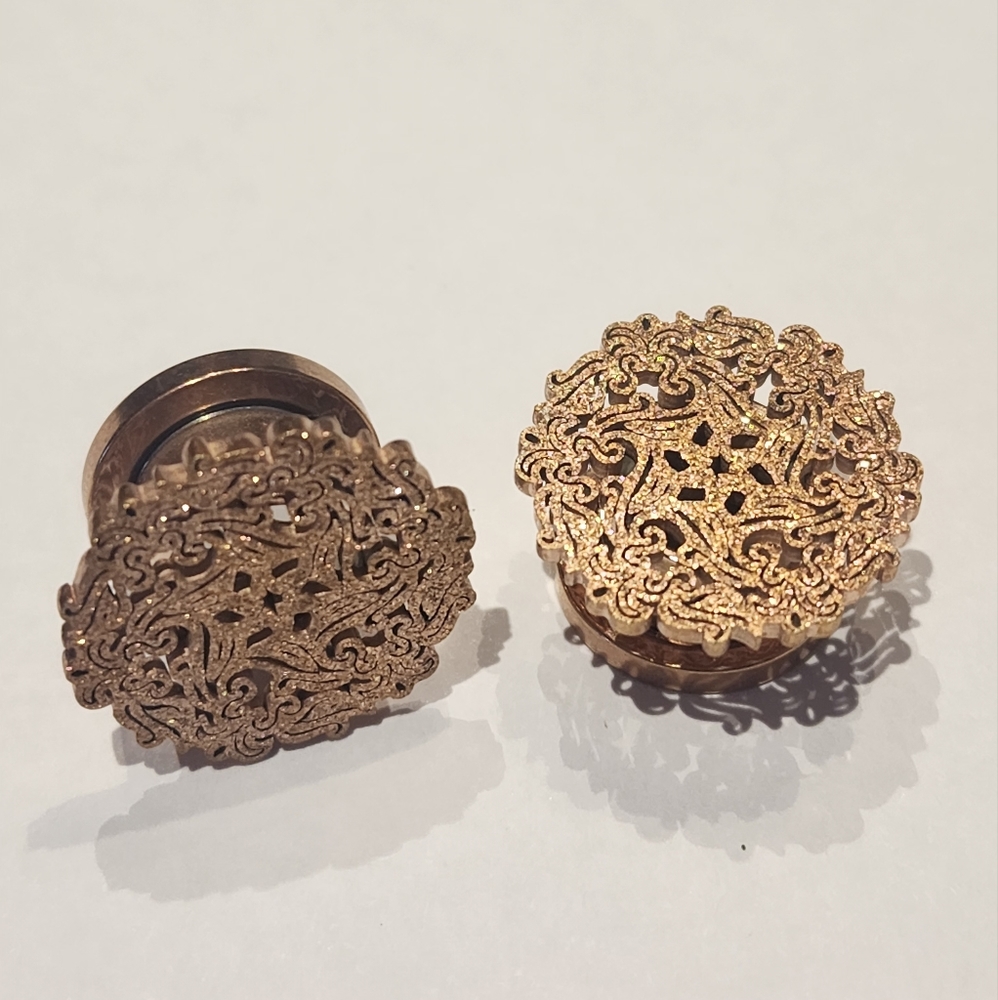 Rose Gold Gauges 00G